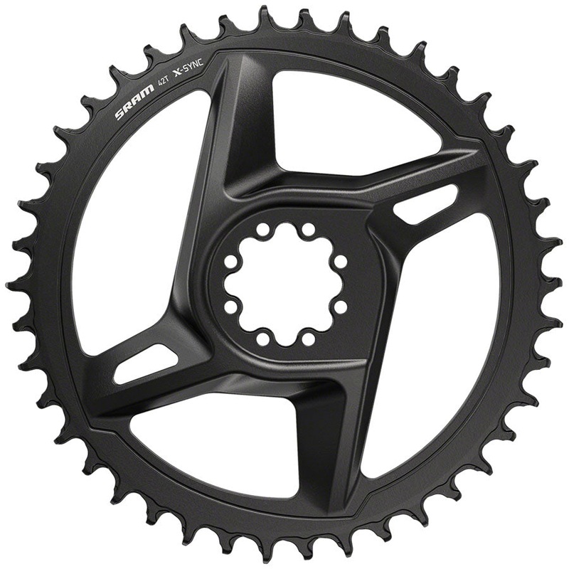 NEW SRAM X-Sync Road Direct Mount Chainring for Rival – 44t 12-Speed 8-Bolt Direct Mount Black