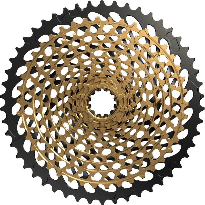 NEW SRAM XX1 Eagle XG-1299 12-Speed Cassette 12 Speed, 10-50t, Gold/Black