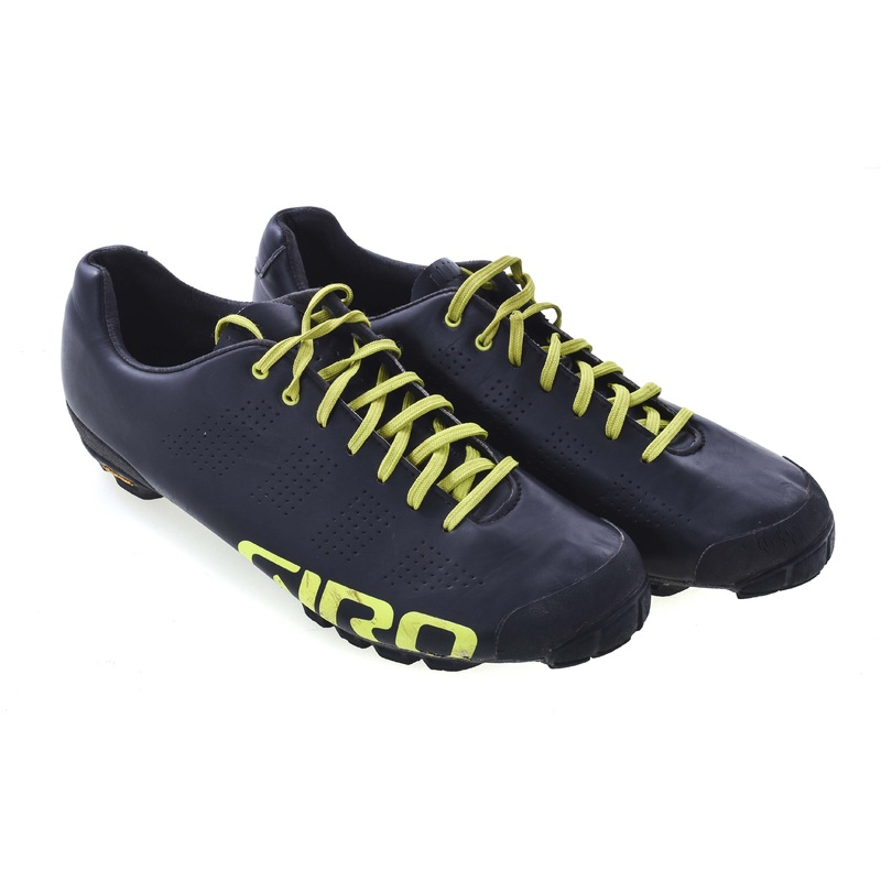 USED Giro Empire VR90 Carbon EU 43 US 9.5 (Black/Yellow) 2-Bolt