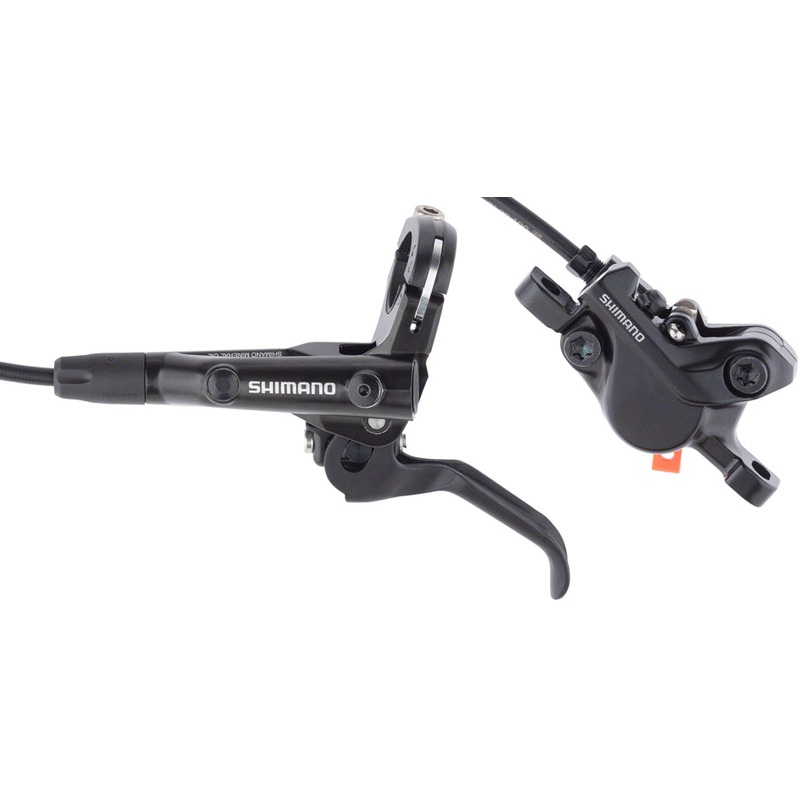 NEW Shimano Deore BL-MT501/BR-MT500 Disc Brake and Lever – Front Hydraulic Post Mount Resin Pads Black