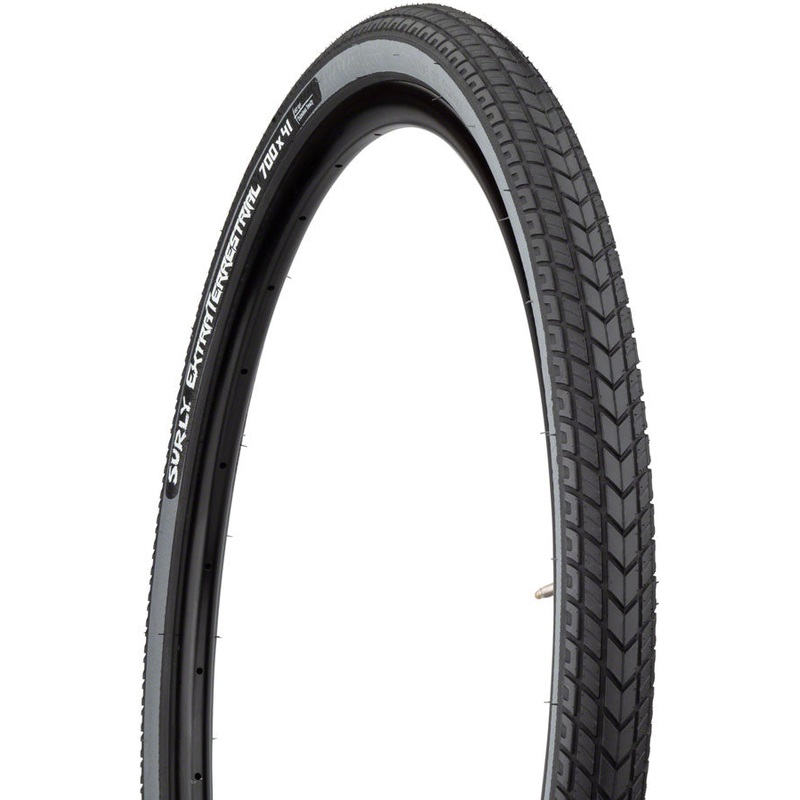 NEW Surly ExtraTerrestrial Tire Surly ExtraTerrestrial Tire – 700 x 41, Tubeless, Folding, Black/Slate, 60tpi