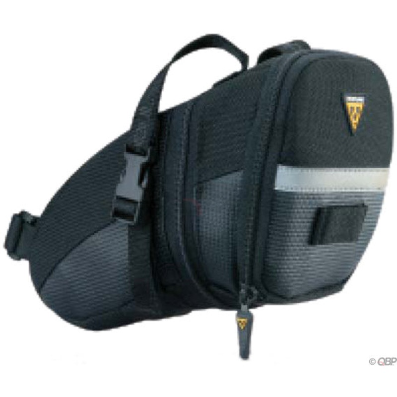 NEW Topeak Aero Wedge Seat Bag: LG, Black