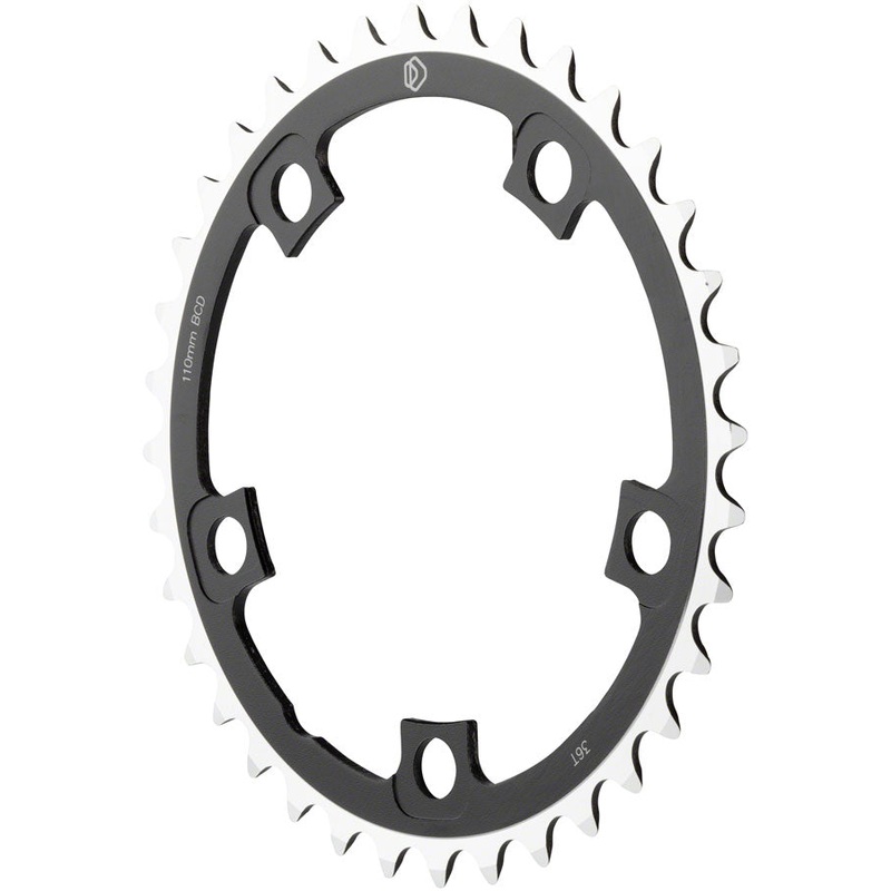 NEW Dimension Multi Speed 36t x 110mm Middle Chainring Black