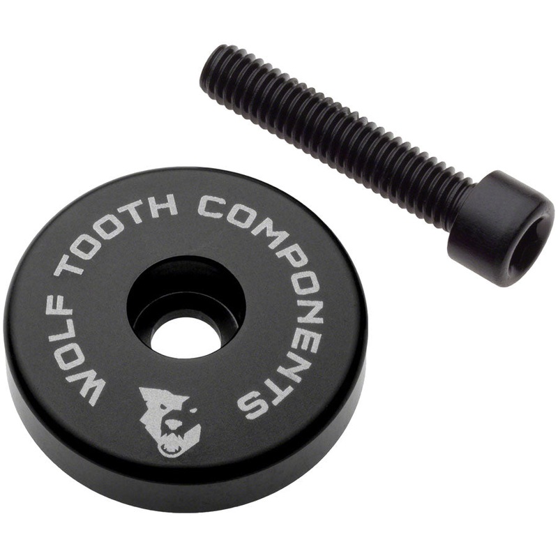 NEW Wolf Tooth Ultralight Stem Cap with Integrated 5mm Spacer