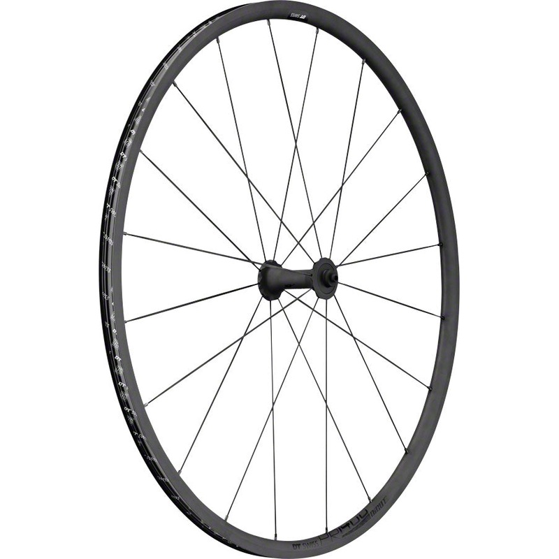 NEW DT Swiss PR 1400 DICUT OXiC Front Wheel – 700 QR x 100mm Rim Brake Black 21mm