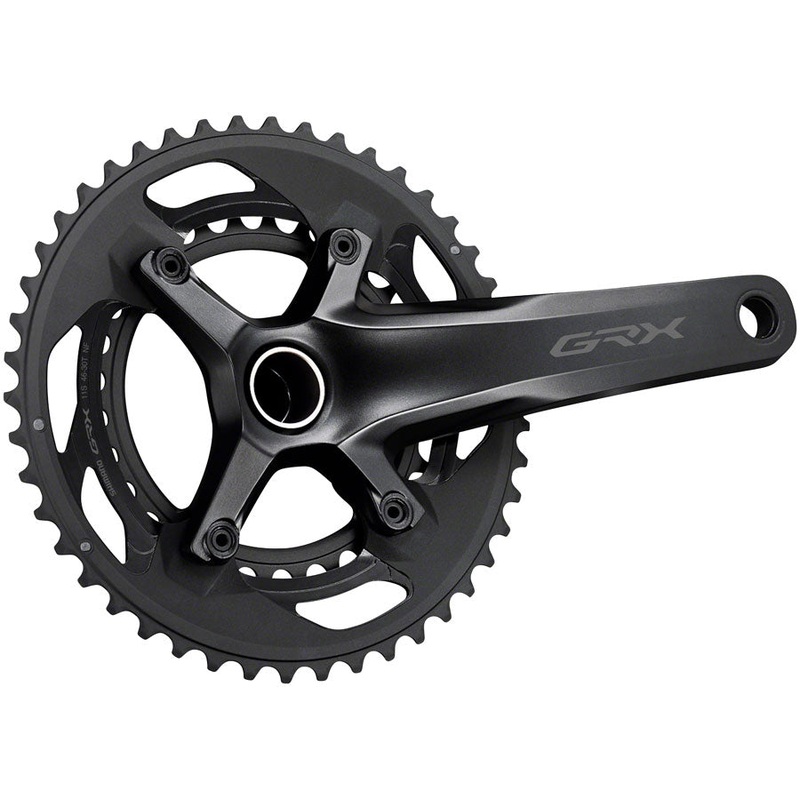 NEW Shimano GRX FC-RX600-10 Crankset – 170mm 10-Speed 46/30t 110/80 BCD Hollowtech II Spindle Interface Black