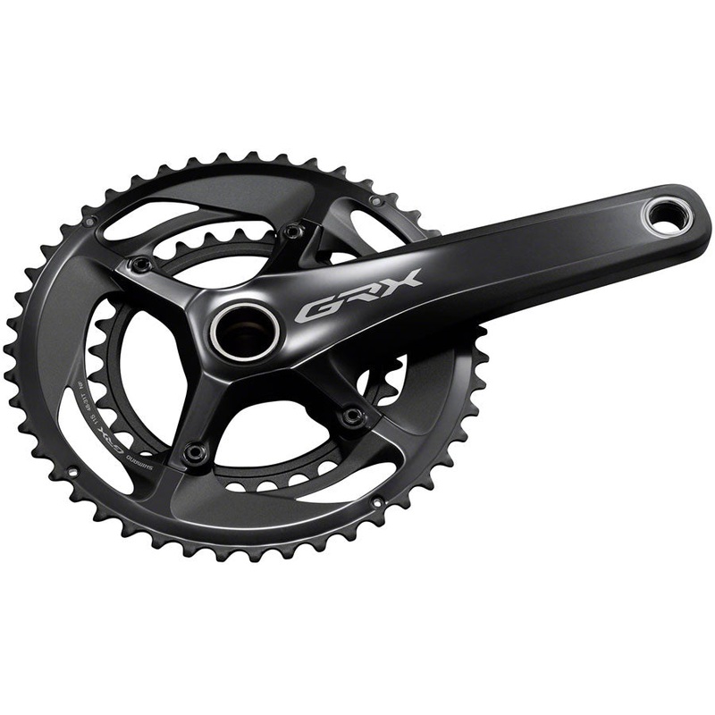 NEW Shimano GRX FC-RX810-2 Crankset – 175mm 11-Speed 48/31t 110/80 BCD Hollowtech II Spindle Interface Black