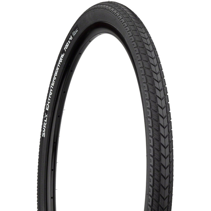 NEW Surly ExtraTerrestrial Tire Surly ExtraTerrestrial Tire – 700 x 41, Tubeless, Folding, Black, 60tpi