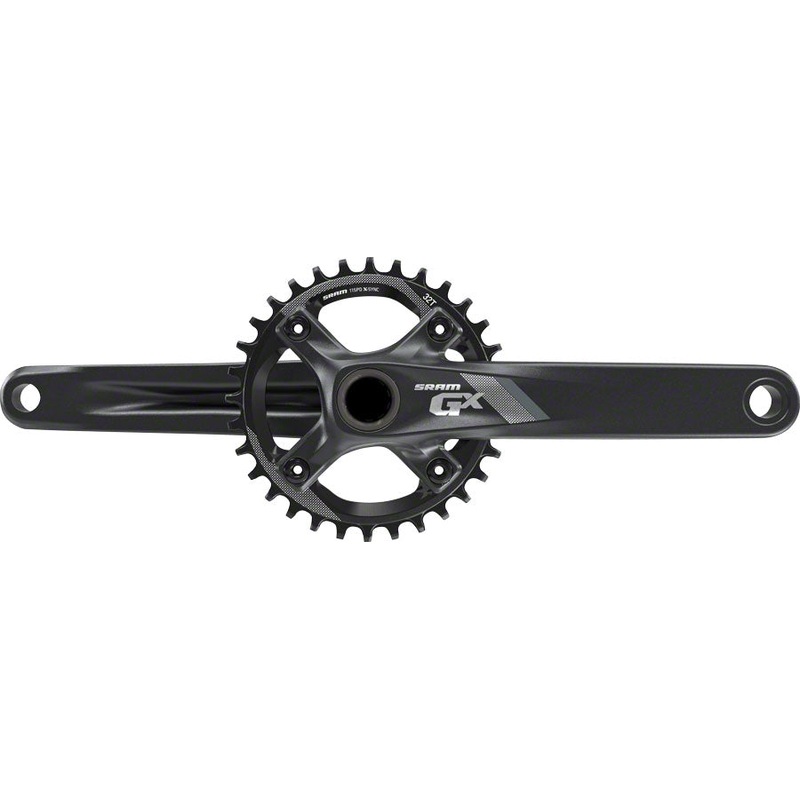 NEW SRAM GX 1000 Fat Bike Crankset SRAM GX 1000 Fat Bike Crankset – 175mm, 10/11-Speed, 30t, 94 BCD, GXP Spindle Interface, Black