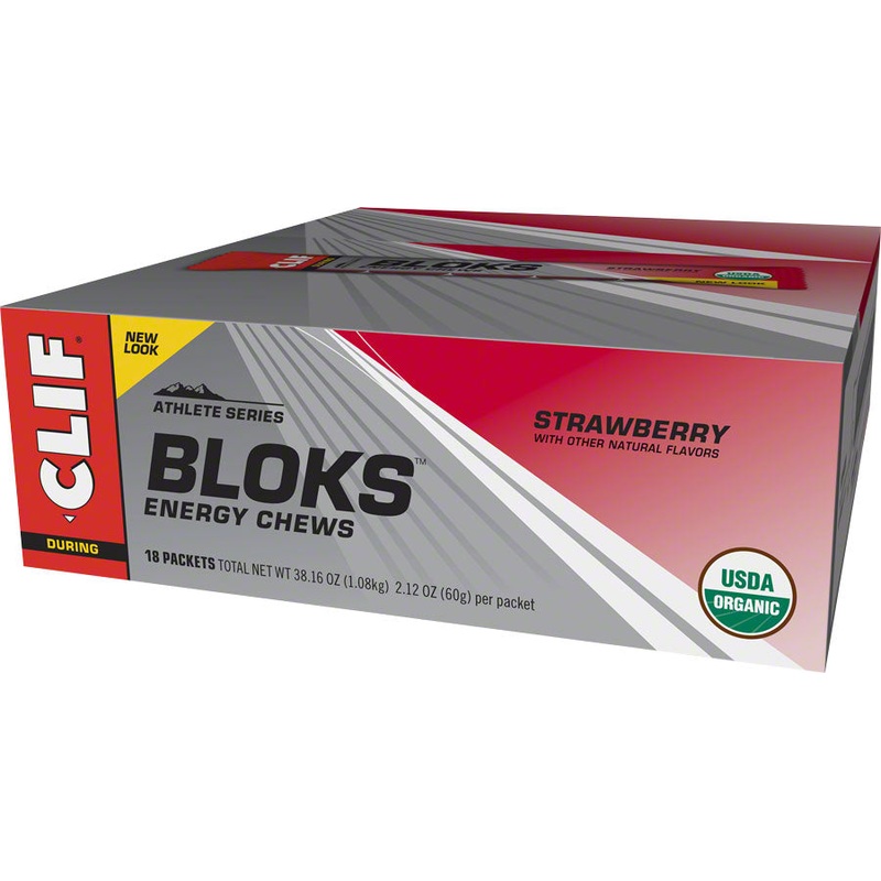 BOX OF 18 – Clif Shot Bloks: Strawberry