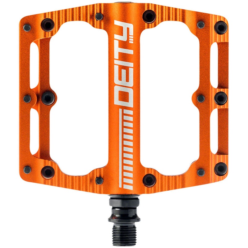 NEW Deity Black Kat Pedals – Platform Aluminum 9/16 Orange