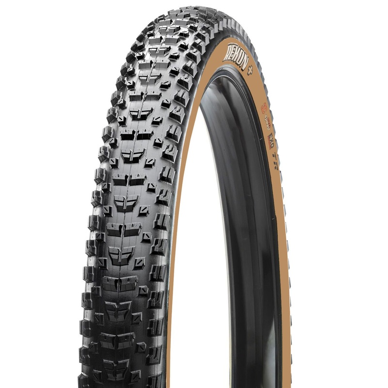 NEW Maxxis Rekon+ Tire 27.5×2.8, Black/Tanwall, Folding