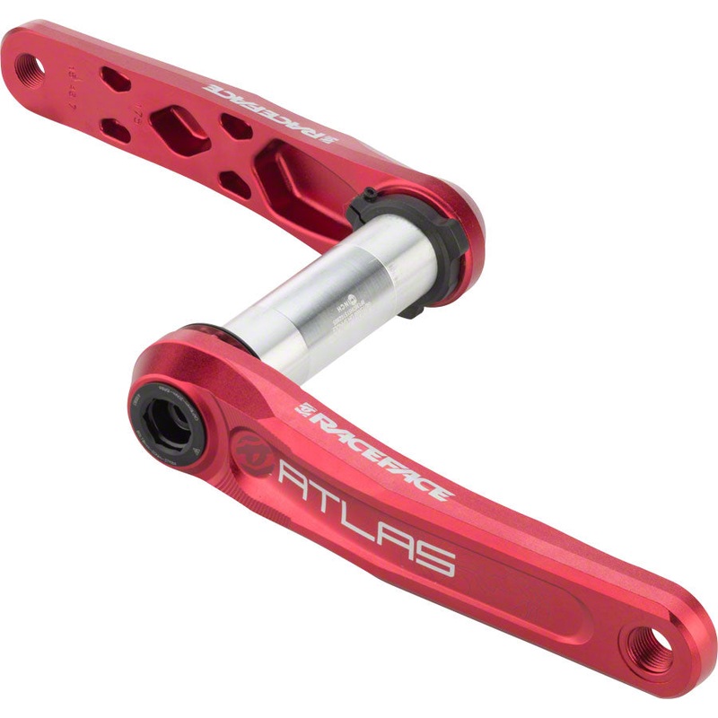 NEW RaceFace Atlas CINCH Crankset RaceFace 175mm, RaceFace Red