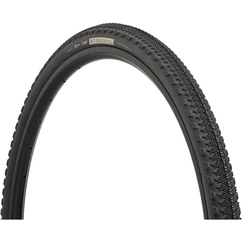 NEW Teravail Cannonball Tire – 700 x 42 Tubeless Folding Black Durable