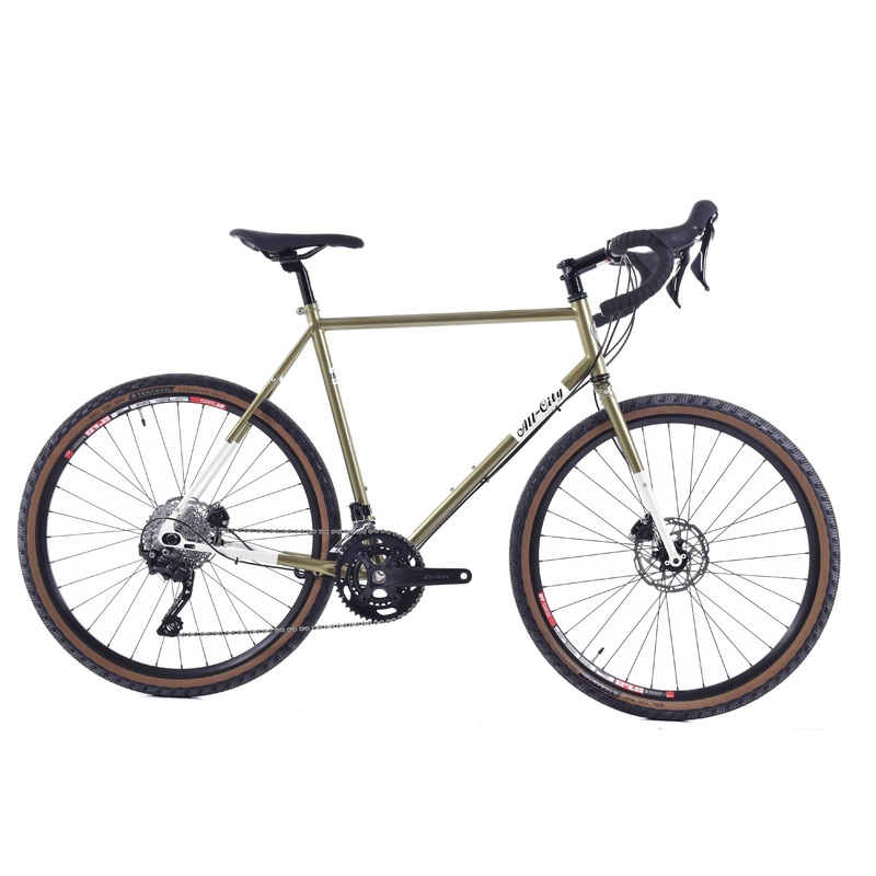 NEW All City Super Professional 55cm Steel Gravel Bike – Flash Basil – GRX – ATC Custom Build