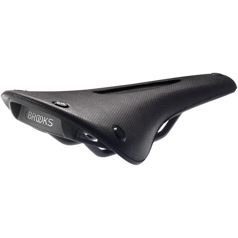 NEW Brooks C15 Carved All Weather Saddle – Steel Black Men’s