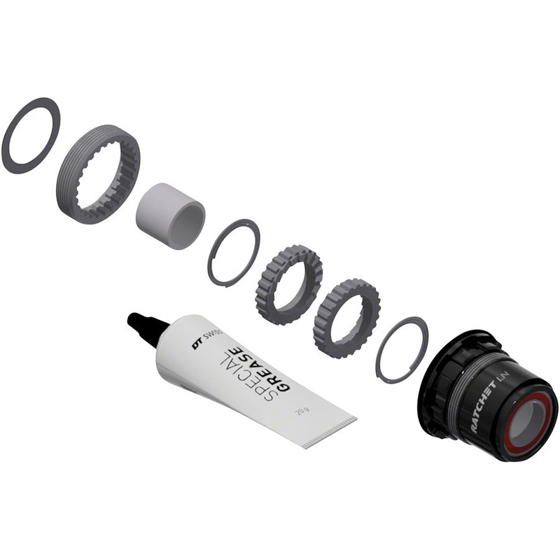 NEW DT Swiss Ratchet LN Freehub Body Upgrade Kit – SRAM XD, Standard, Aluminum, Sealed Bearing, 18T