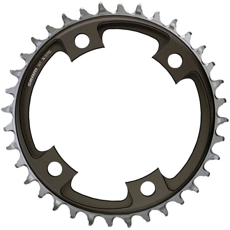 NEW SRAM 40 Tooth 107mm BCD x 4-Bolt 1×12-Speed X-Sync Chainring Blast Black