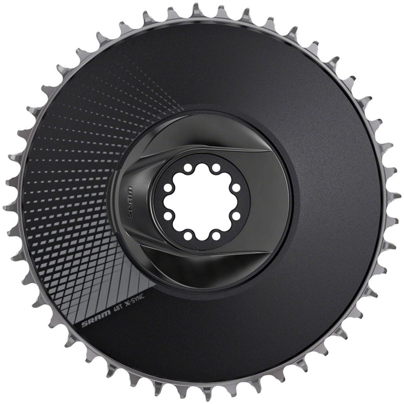 NEW SRAM 48T X-Sync Aero Direct Mount Chainring, Blast Black