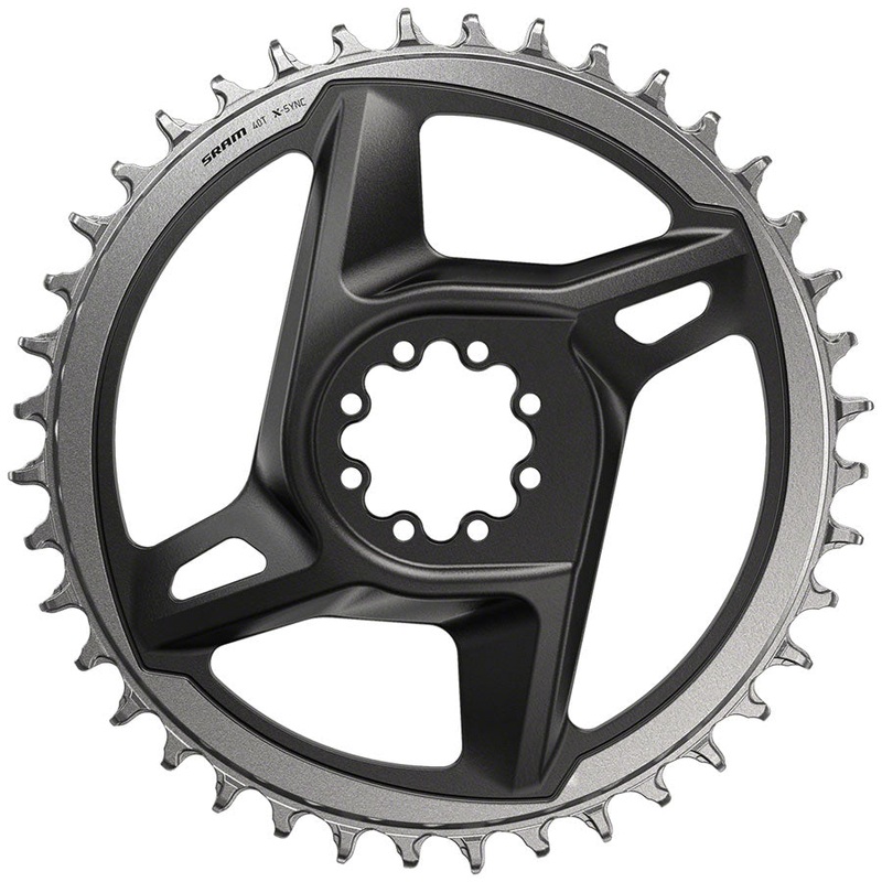 NEW SRAM X-Sync Road Direct Mount Chainring for RED/Force – 38t 12-Speed 8-Bolt Direct Mount Gray