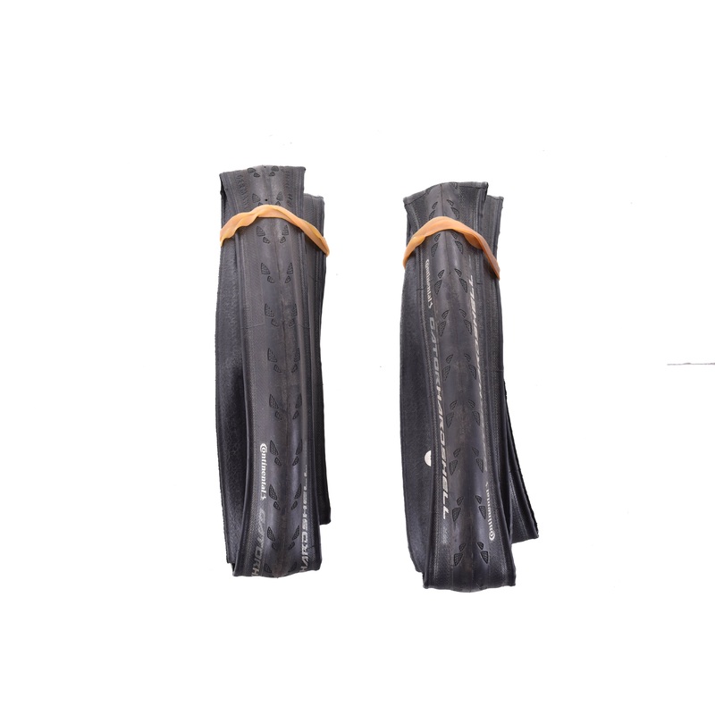 NEW TAKE OFF Continental Gator Hardshell Black Edition 700x25C Folding Tire Set