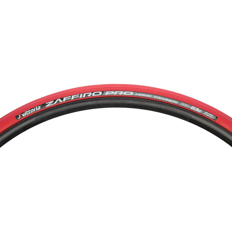 NEW Vittoria Zaffiro Pro Home Trainer Tire: Folding Clincher 700×23 Red