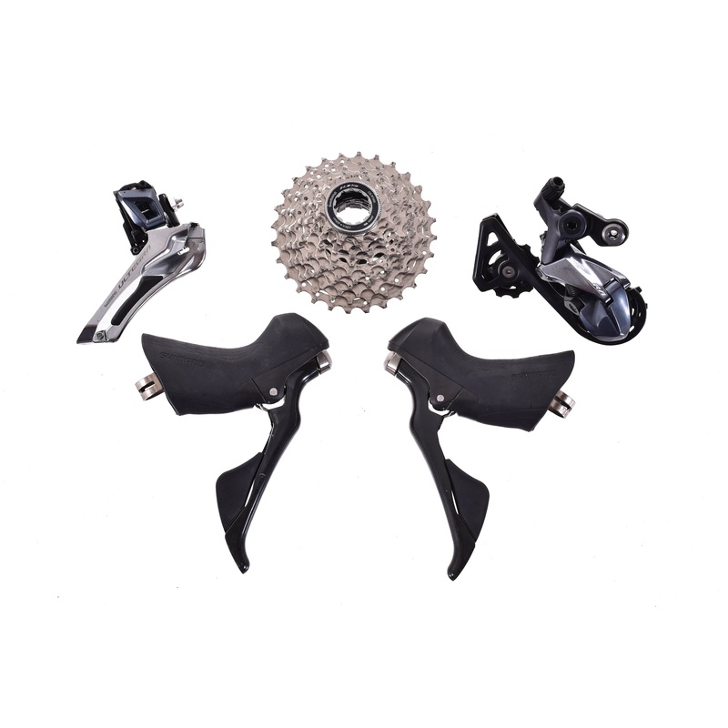 USED Shimano Ultegra 2×11 Speed Drop Bar Mini Groupset ST, RD, FD