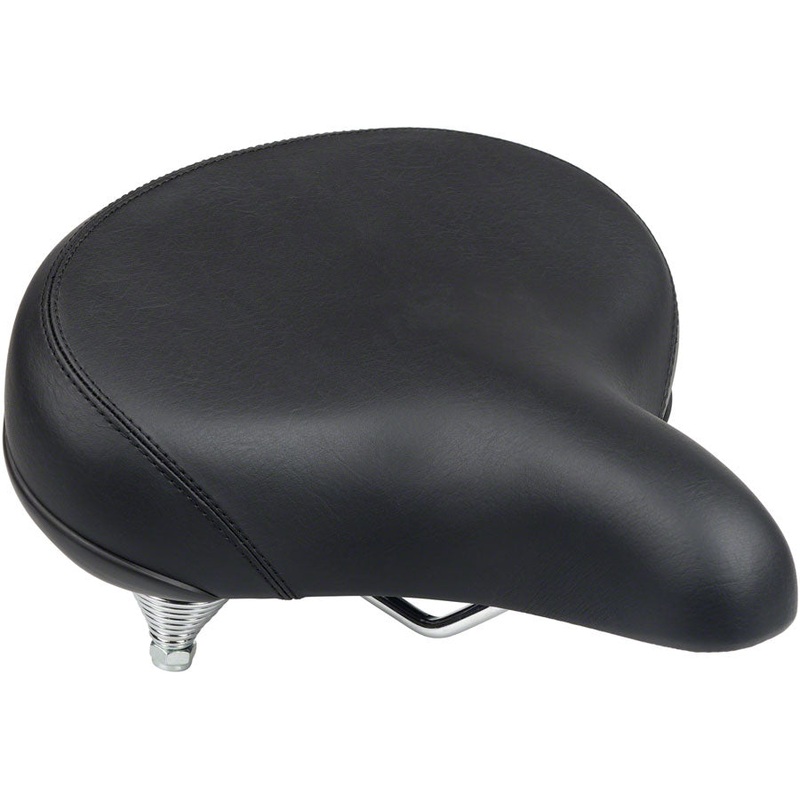 MSW Cruiser Saddle – Springs, Steel, Black
