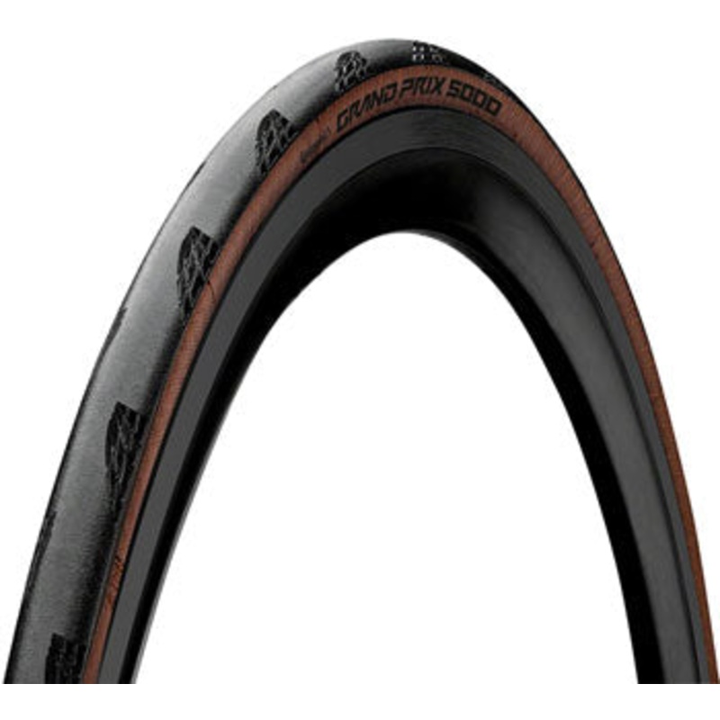 NEW Continental Grand Prix 5000 Tire – 700 x 25, Clincher, Folding, Black/Transparent, BlackChili, Vectran Breaker, LazerGrip, ACT