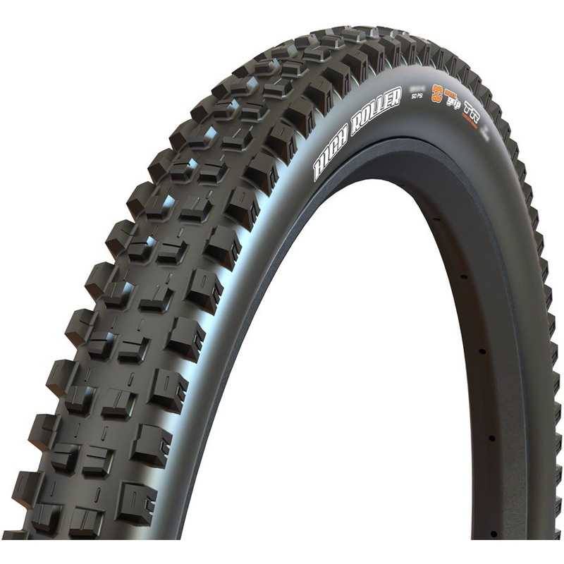 NEW Maxxis High Roller III Tire – 29 x 2.4, Tubeless, Folding, Black, 3C MaxxGrip, DH