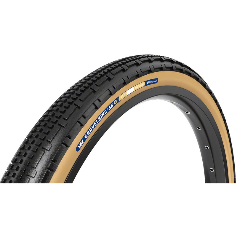 NEW Panaracer GravelKing SK Plus Tire – 650b x 48 / 27.5 x 1.90, Tubeless, Folding, Black/Brown