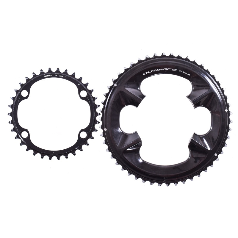 USED Shimano Dura-Ace FC-9200 Compact Chainring set 50/34T