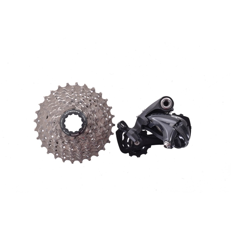 USED Shimano RD/CS-6800 11 speed Rear Derailleur w/ 11-28T Cassette