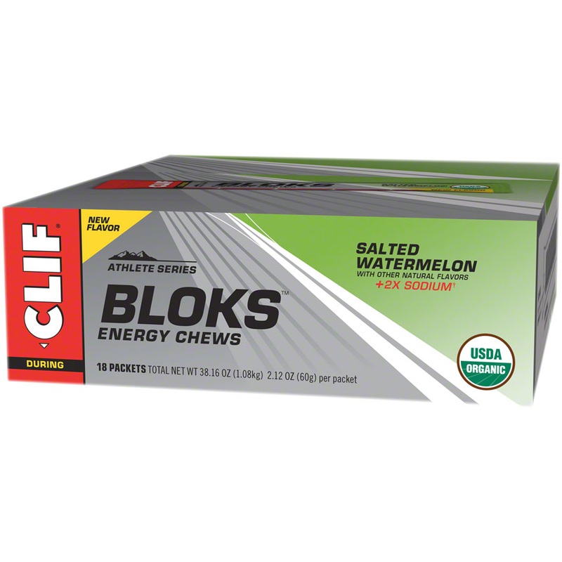 BOX OF 18 – Clif Shot Bloks: Salted Watermelon