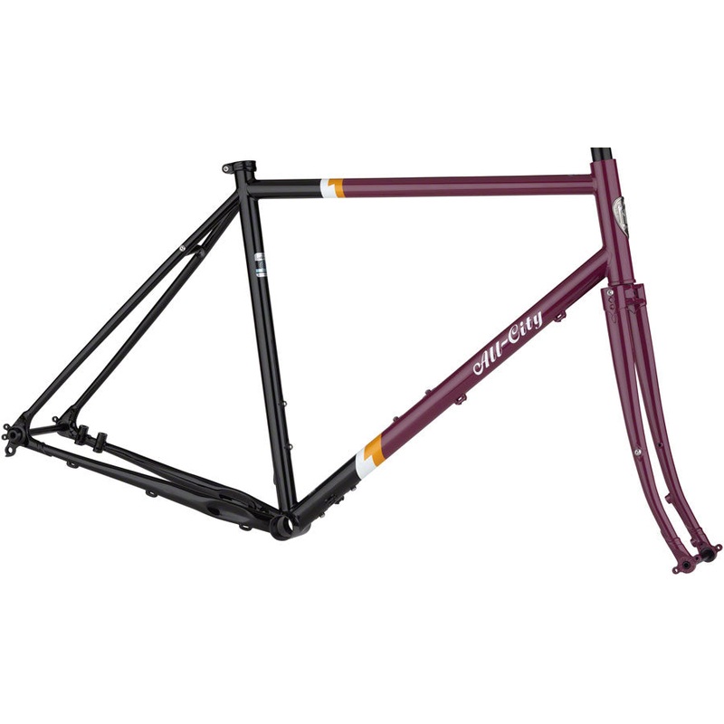 NEW All-City Gorilla Monsoon 650b Frameset, Charred Berry 43cm