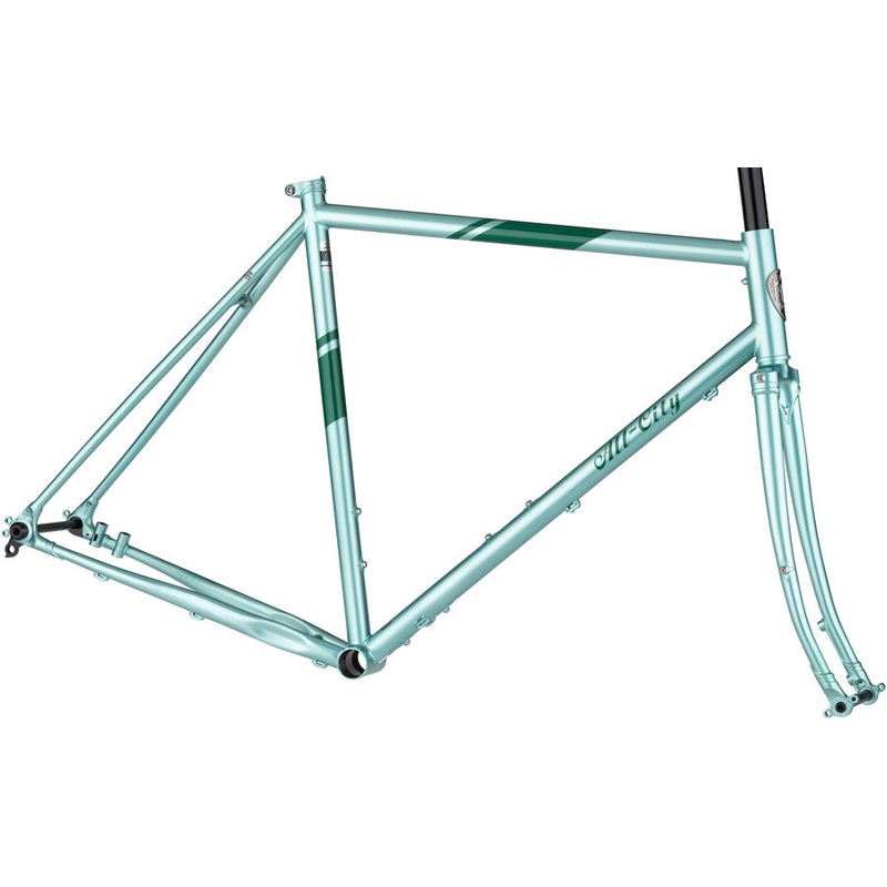 NEW All-City Space Horse All-Road Gravel Bike Frameset – Steel, Royal Mint 46cm
