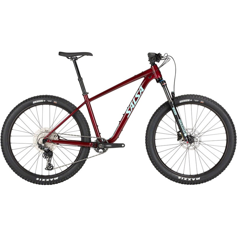 NEW Salsa Rangefinder Deore 12 27.5+ – Dark Red Hardtail Mountain Bike XS