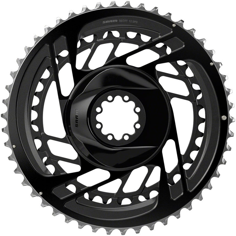 NEW SRAM Force 2x Chainring Kit – 50/37t, 2×12-Speed, 8-Bolt, Direct Mount, Black, D2