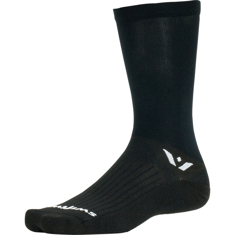 NEW Swiftwick Aspire Seven Socks – 7 inch Black X-Large