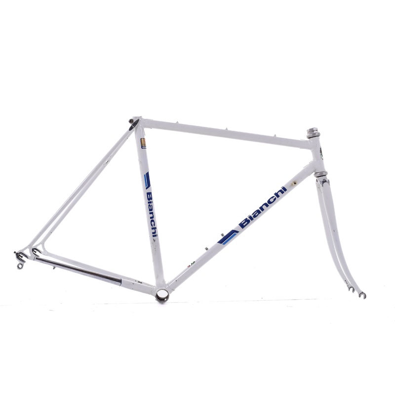 USED Vintage 1984 Bianchi Specialissima Columbus Tretubi Lugged Steel Road Bike 53cm White Made in Italy