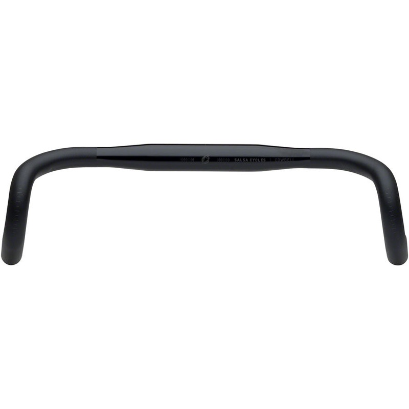 NEW Salsa Cowbell Deluxe Bar Drop Handlebar Salsa Cowbell Deluxe Drop Handlebar – Aluminum, 31.8mm, 40cm, Black