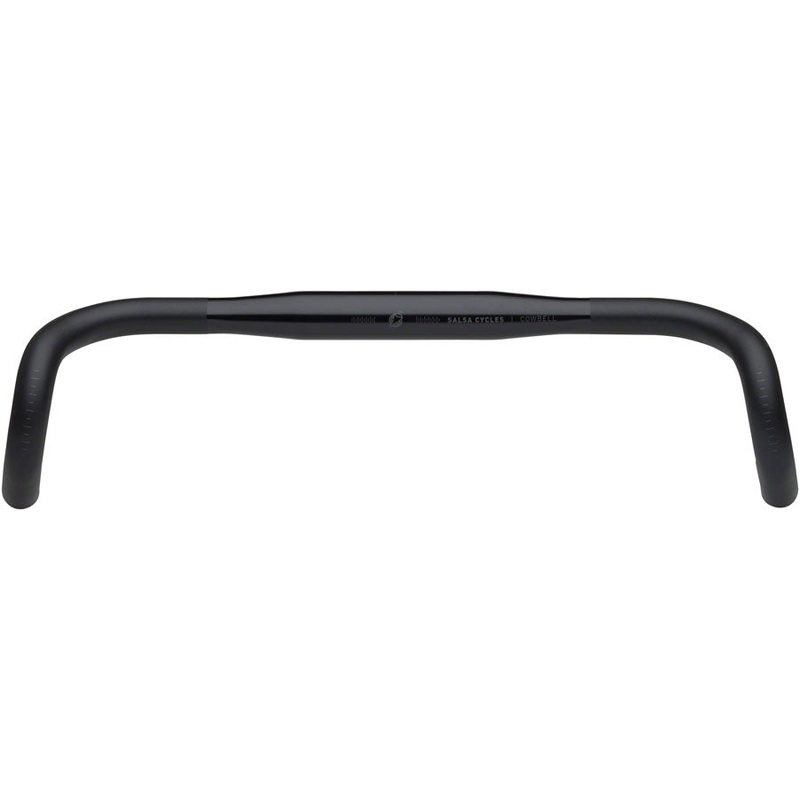 NEW Salsa Cowbell Deluxe Bar Drop Handlebar Salsa Cowbell Deluxe Drop Handlebar – Aluminum, 31.8mm, 44cm, Black