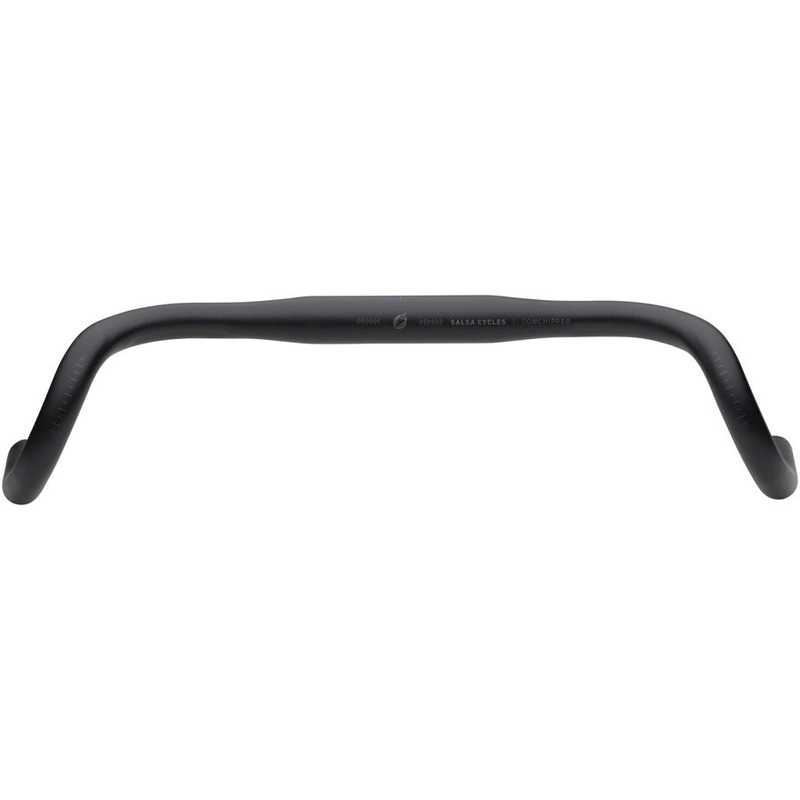 NEW Salsa Cowchipper Alloy Bar Drop Handlebar Salsa Cowchipper Drop Handlebar – Aluminum, 31.8mm, 40cm, Black