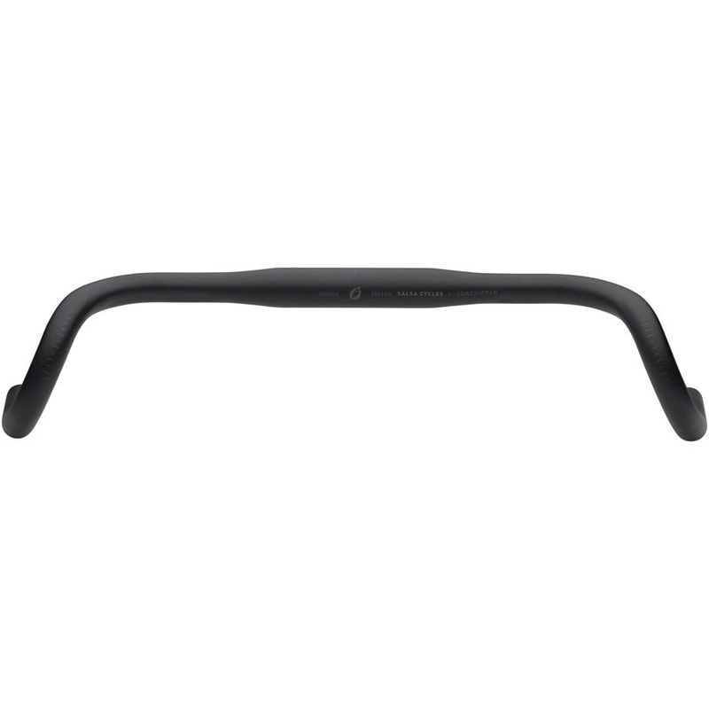 NEW Salsa Cowchipper Alloy Bar Drop Handlebar Salsa Cowchipper Drop Handlebar – Aluminum, 31.8mm, 44cm, Black