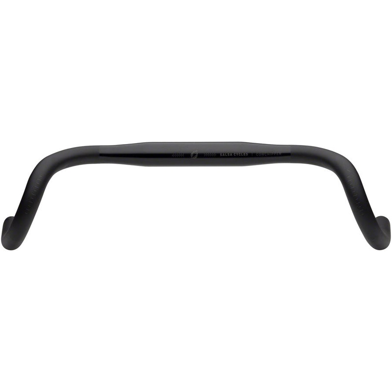 NEW Salsa Cowchipper Deluxe Bar Drop Handlebar Salsa Cowchipper Deluxe Drop Handlebar – Aluminum, 31.8mm, 38cm, Black