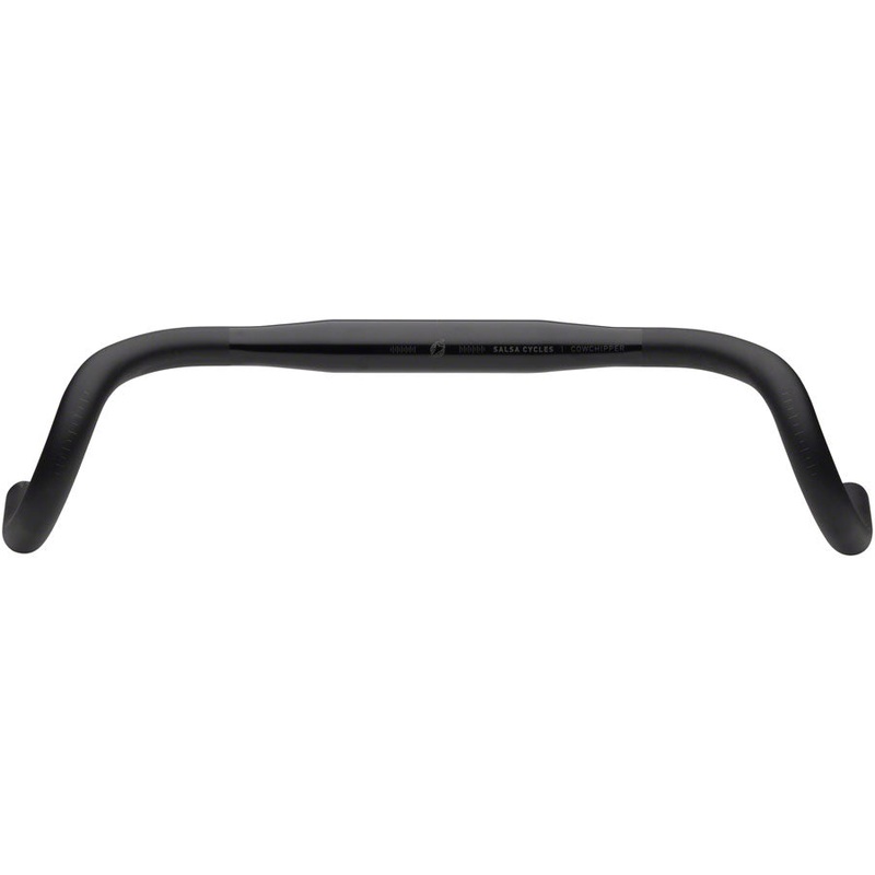 NEW Salsa Cowchipper Deluxe Bar Drop Handlebar Salsa Cowchipper Deluxe Drop Handlebar – Aluminum, 31.8mm, 40cm, Black