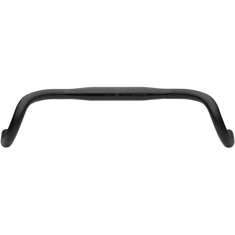 NEW Salsa Cowchipper Deluxe Bar Drop Handlebar Salsa Cowchipper Deluxe Drop Handlebar – Aluminum, 31.8mm, 42cm, Black