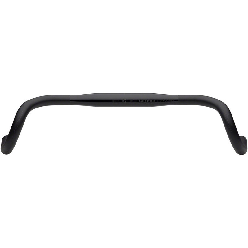NEW Salsa Cowchipper Deluxe Bar Drop Handlebar Salsa Cowchipper Deluxe Drop Handlebar – Aluminum, 31.8mm, 44cm, Black