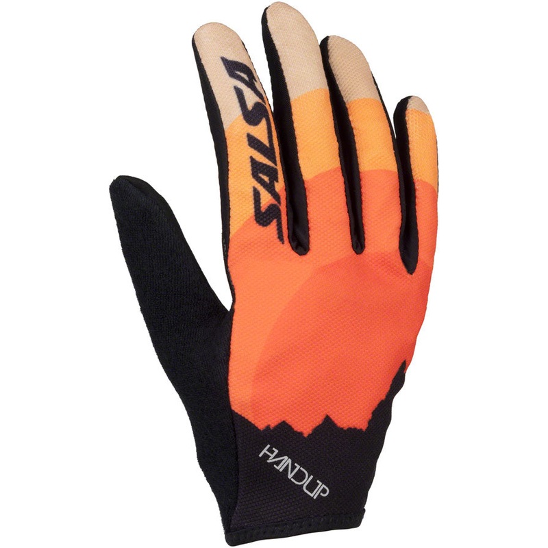 NEW Salsa Dawn Patrol Handup Gloves – Orange, Black, X-Large