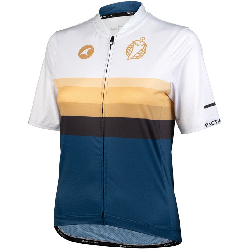 NEW Salsa Latitude Women’s Jersey – White, Navy Blue, Black , w/ Stripes, 2X-Large